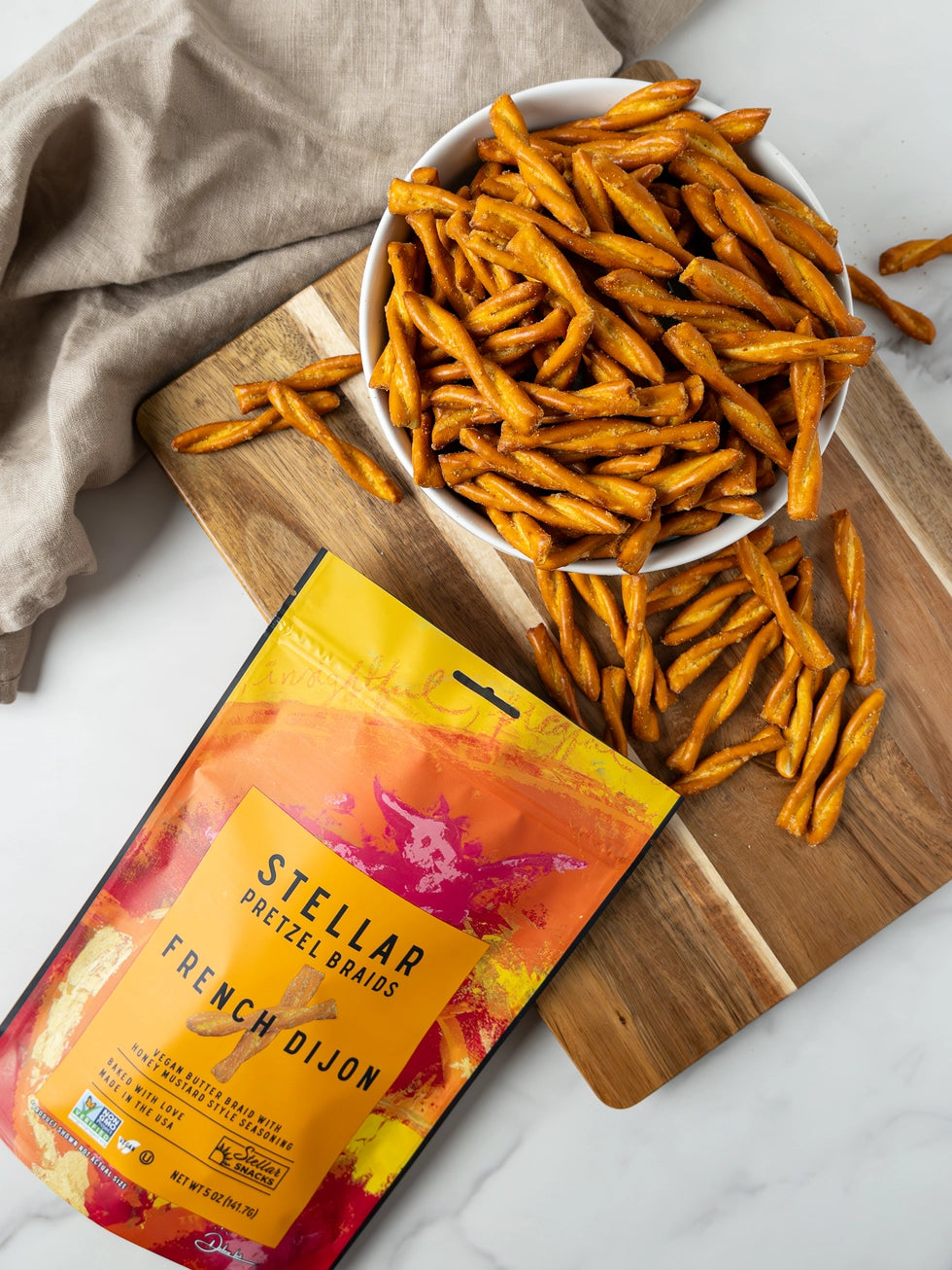 STELLAR PRETZEL BRAIDS FRENCH DIJON