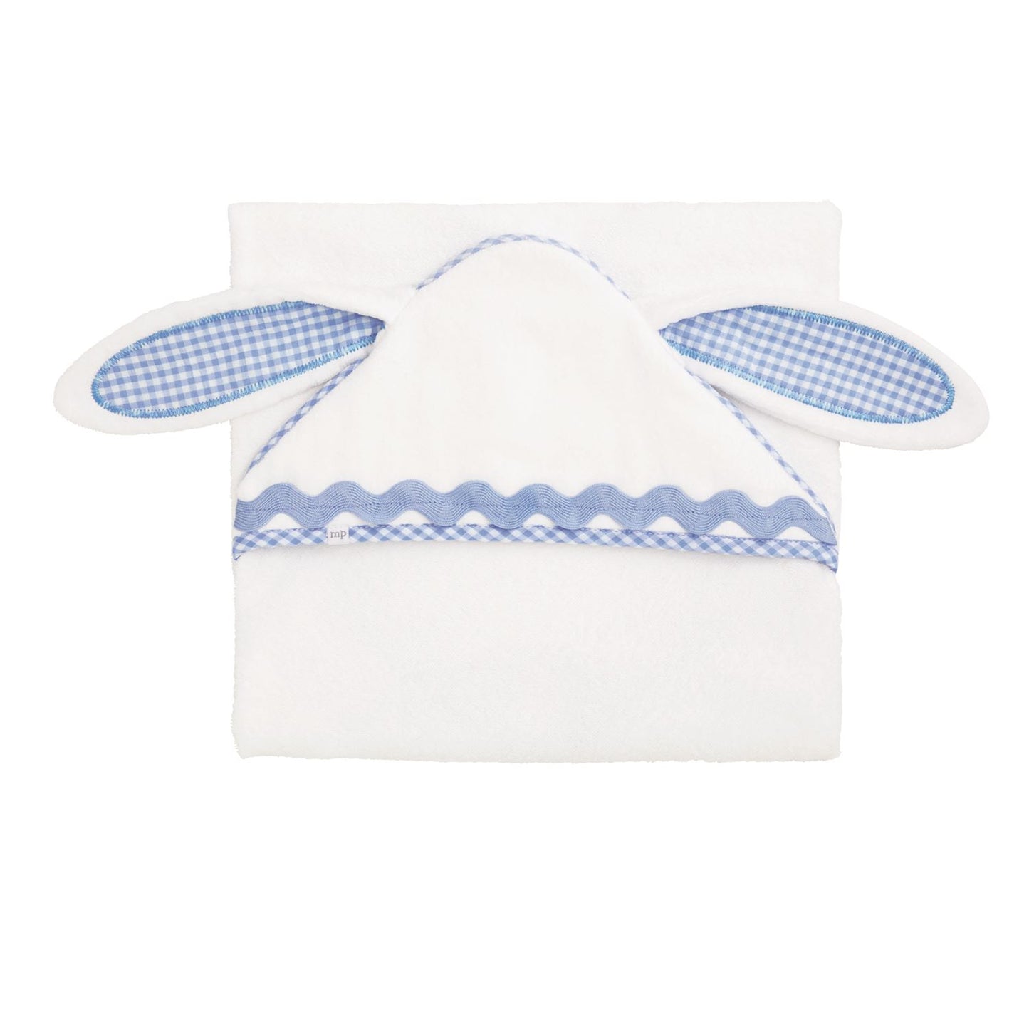 Mud Pie Blue Bunny Hooded Towel
