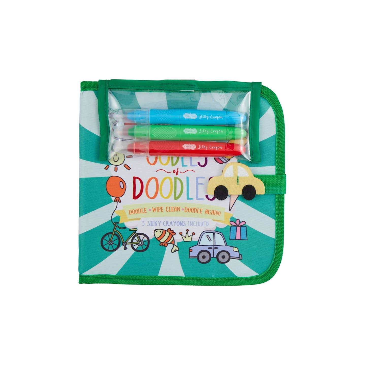 MUD PIE GREEN ERASABLE DOODLE BOOKS