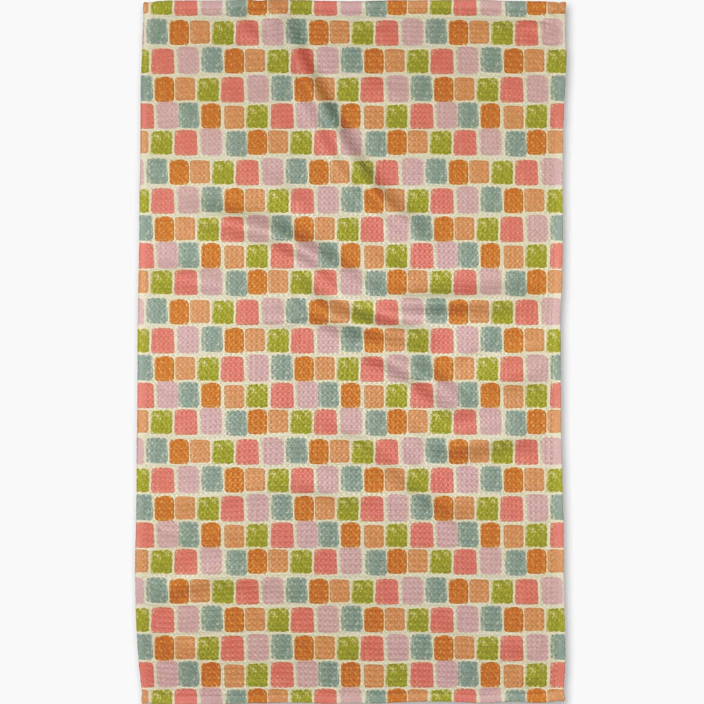 Geometry Beachy Tile Tea Towel