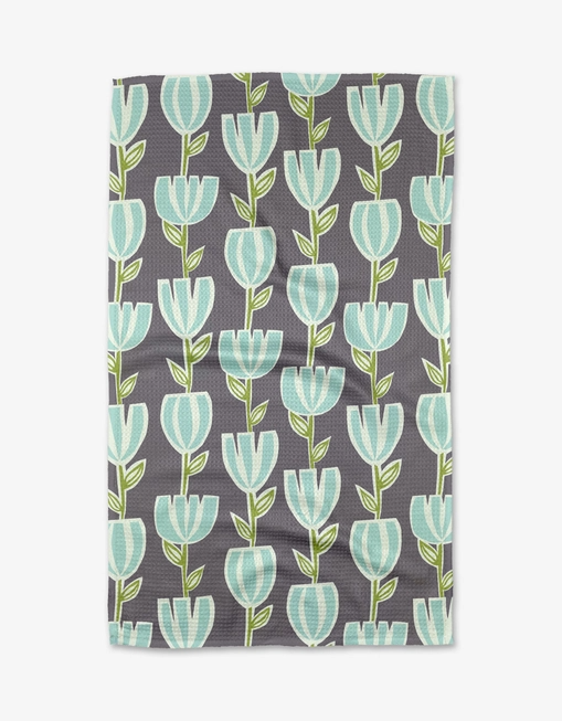 GEOMETRY TEA TOWEL TULIPS FOR DAYS