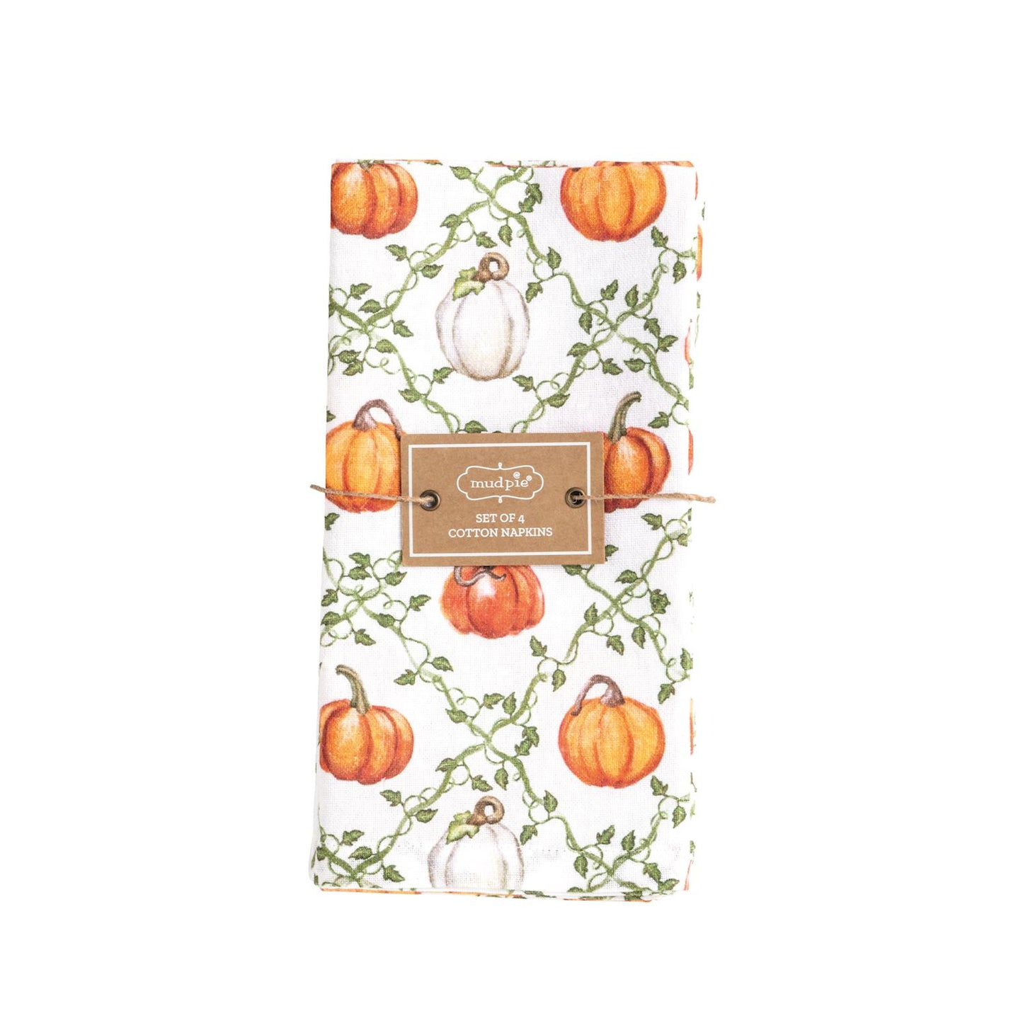 Mud Pie Pumpkin Vine Napkin Set