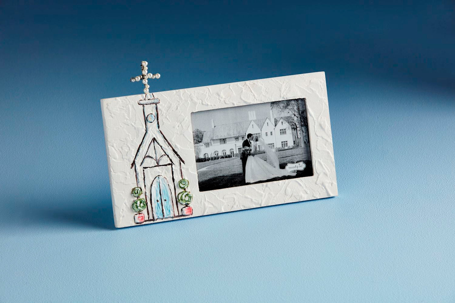 Mud Pie Painted Church Frame