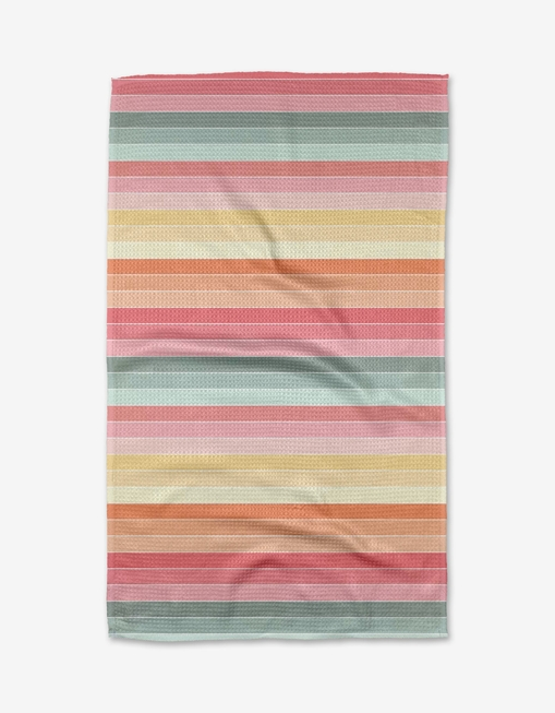 GEOMETRY SUMMER SORBET TEA TOWEL