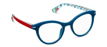 Peepers Daphne Teal/Red Check