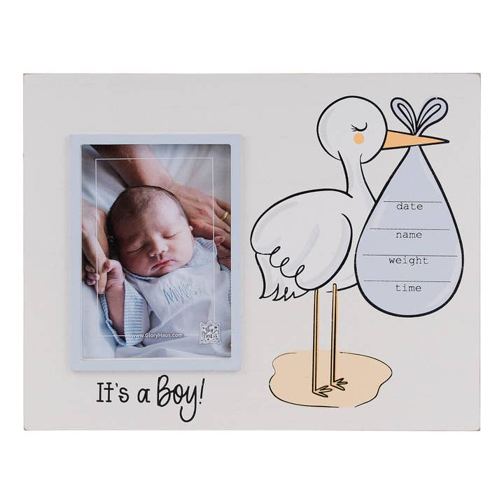 Stork It's A Boy Frame