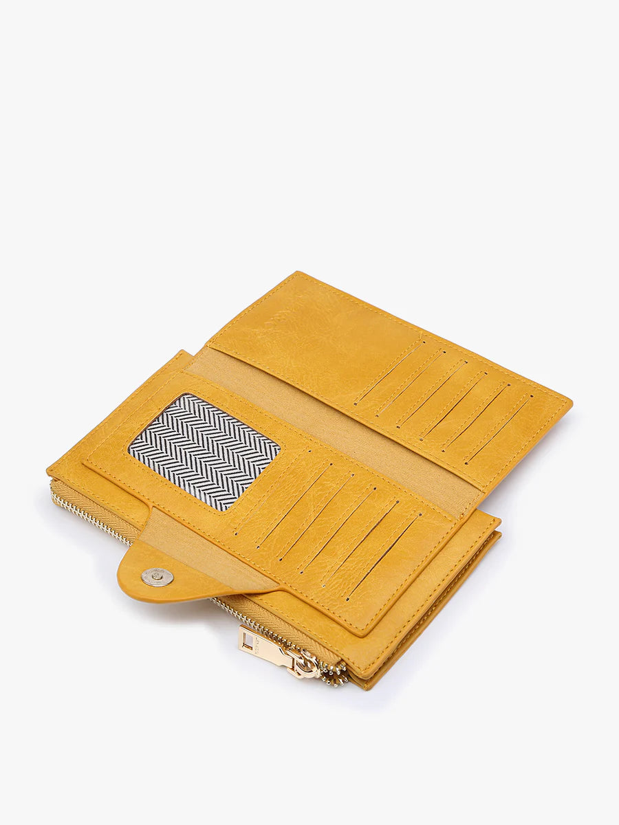 Jen & Co. Kyla Wallet Coffee