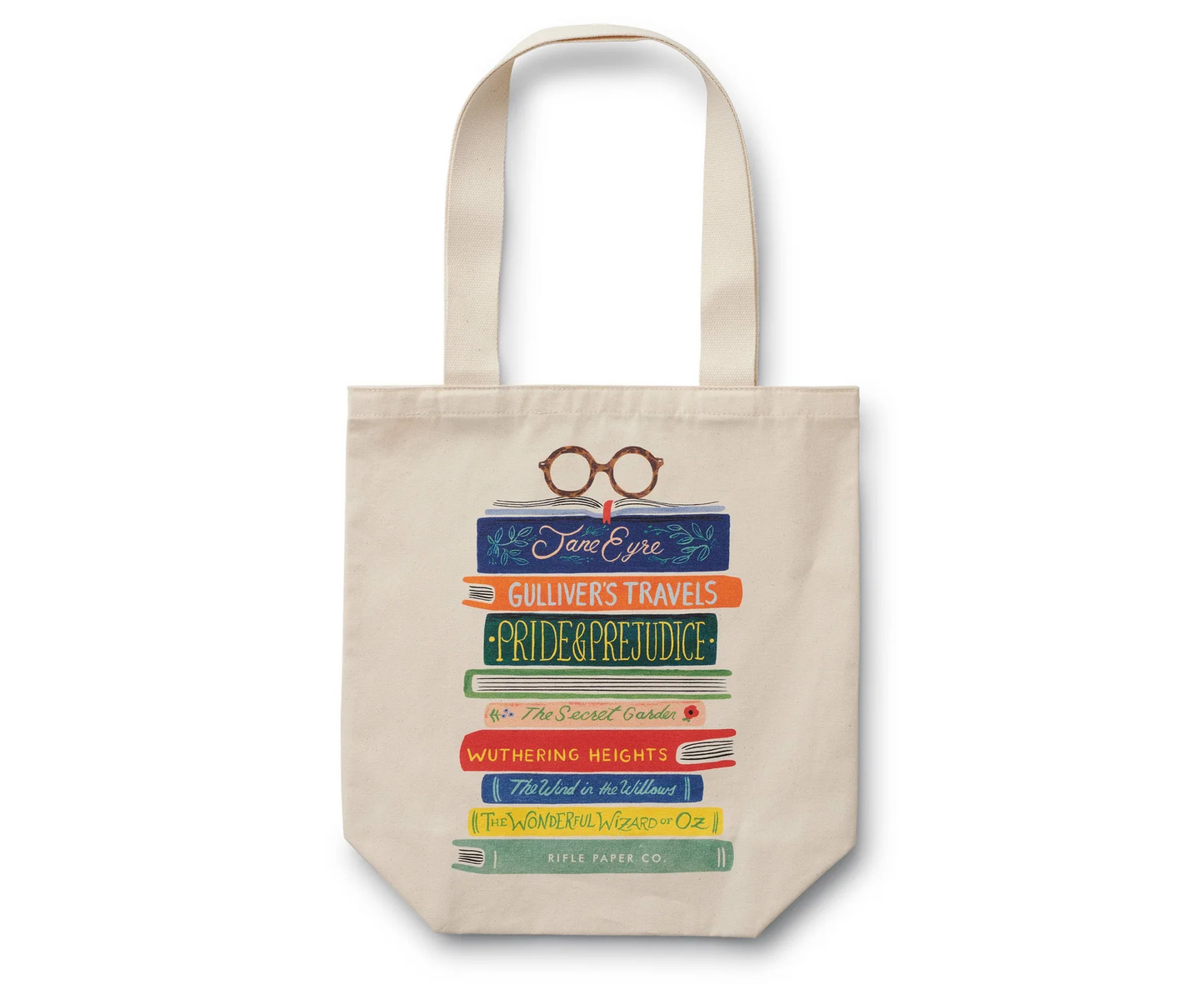Rifle Paper Book Canvas Tote Bag