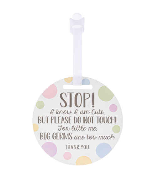 BABY GANZ CAR SEAT AND STROLLER TAG