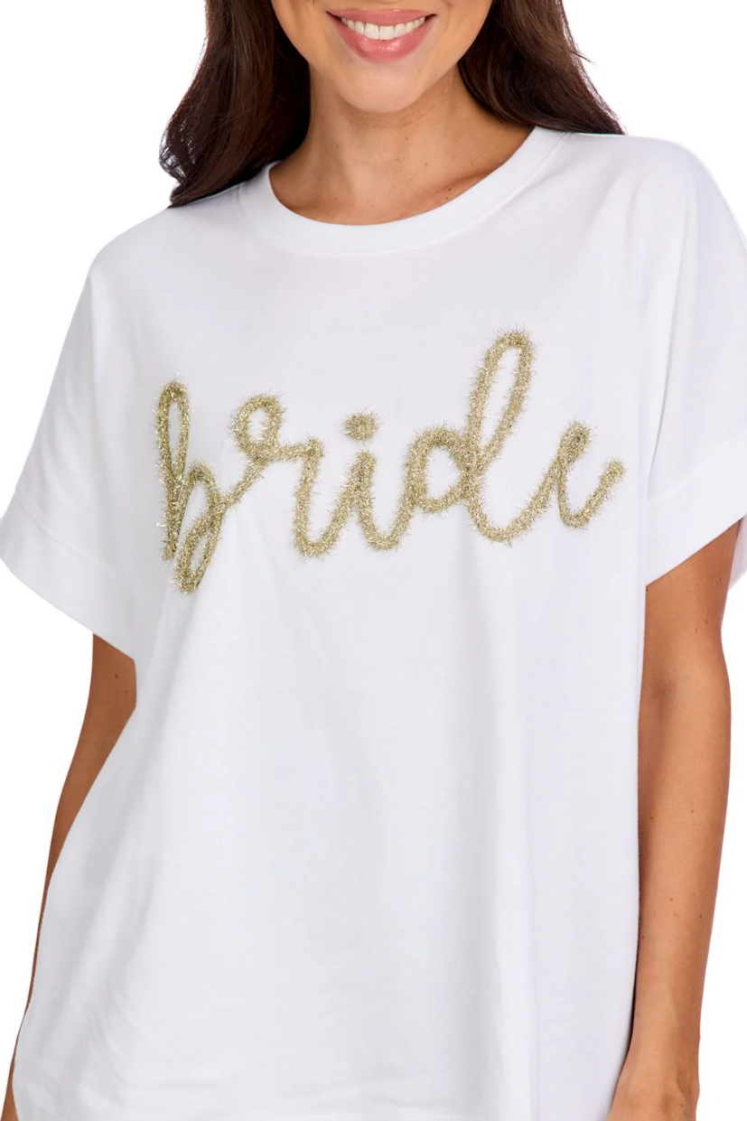 Mud Pie Bride Sparkle Top