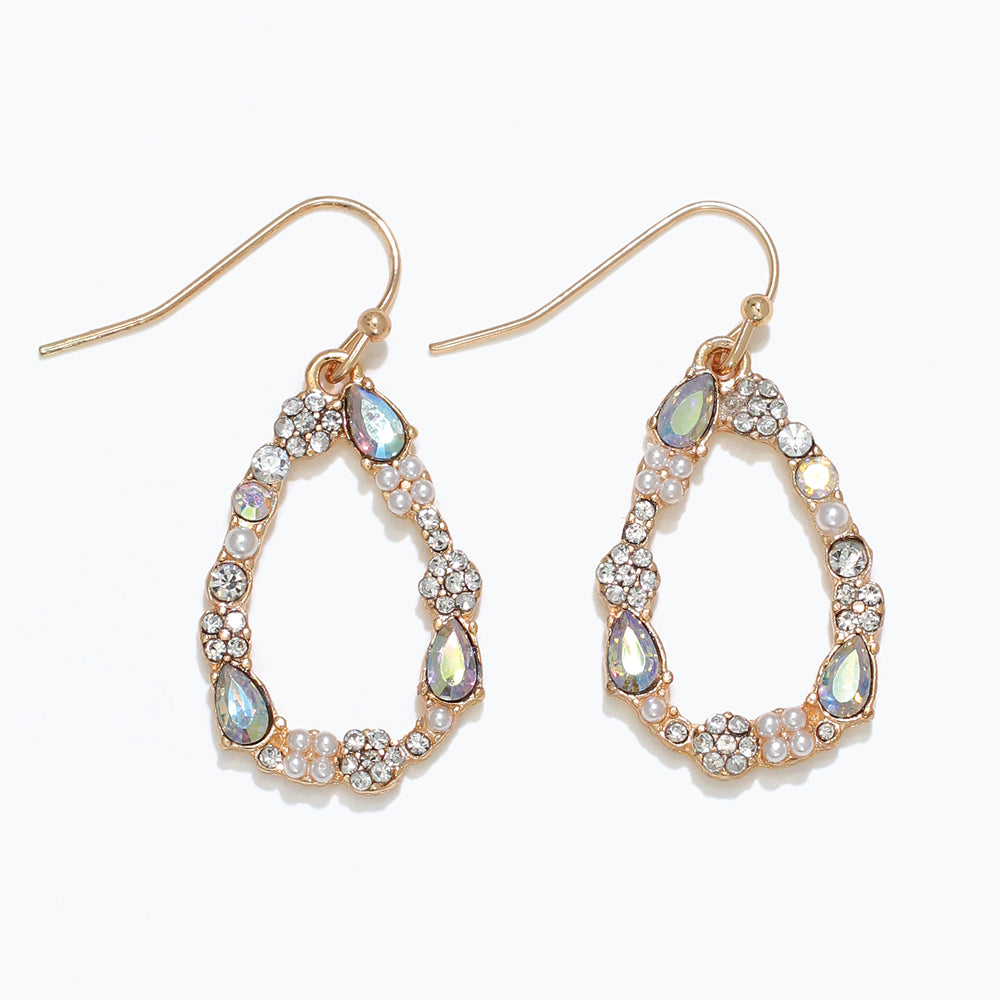PERIWINKLE GOLDEN DROP EARRINGS