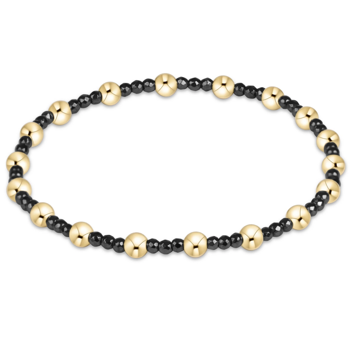 Sincerity Faceted Hematite 2mm Bracelet