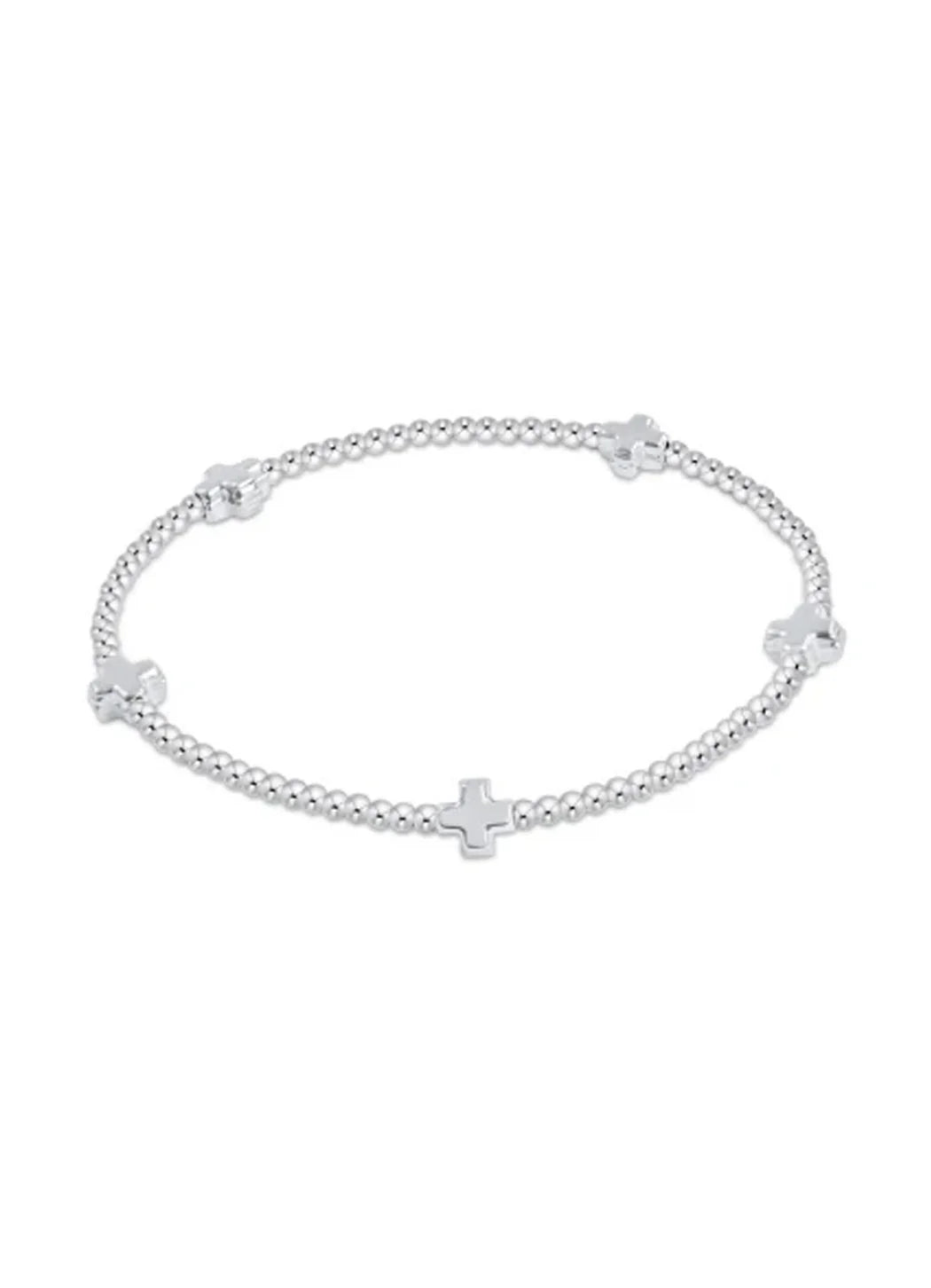 ENEWTON SIGNATURE CROSS SMALL 2MM SILVER