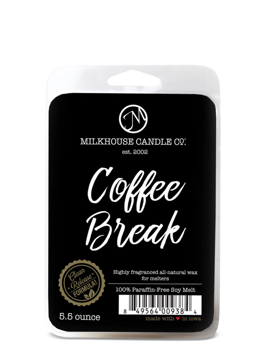 MILKHOUSE CANDLE CO. 5.5 OZ WAX MELT COFFEE BREAK