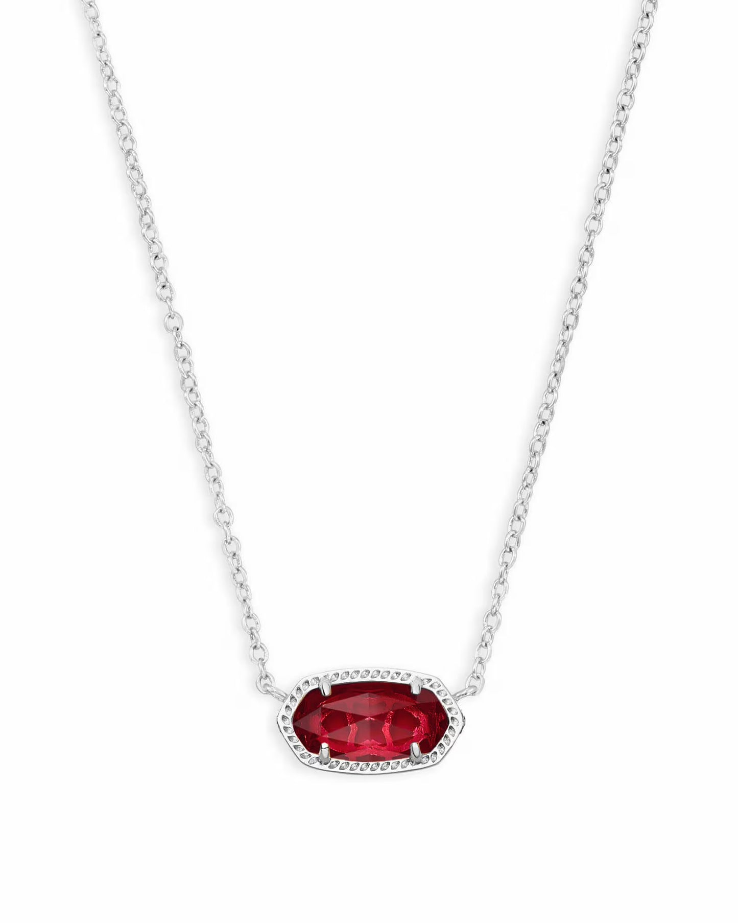 ELISA PENDANT NECKLACE CLEAR BERRY