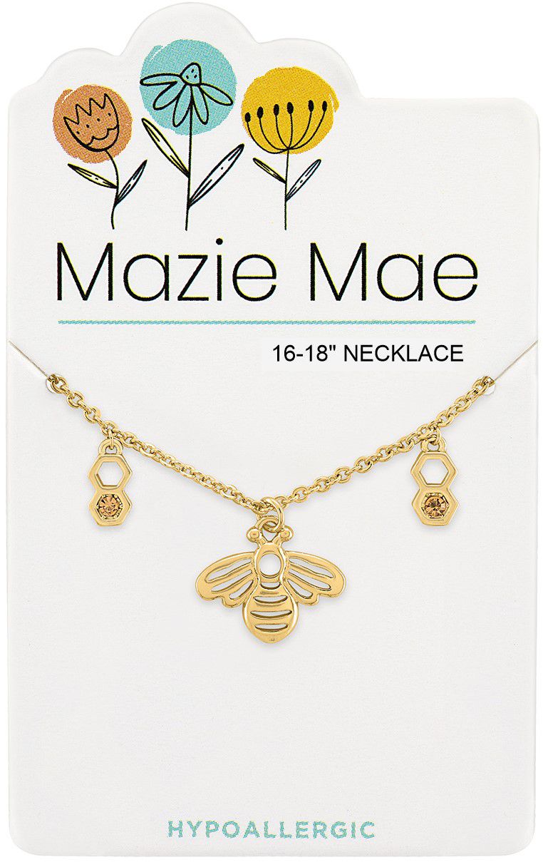 MAZIE MAE GOLD BEE NECKLACE