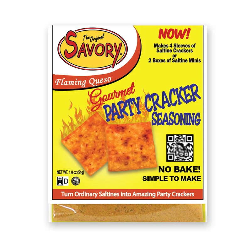 SAVORY PARTY CRACKER SEASONING - FLAMING QUESO