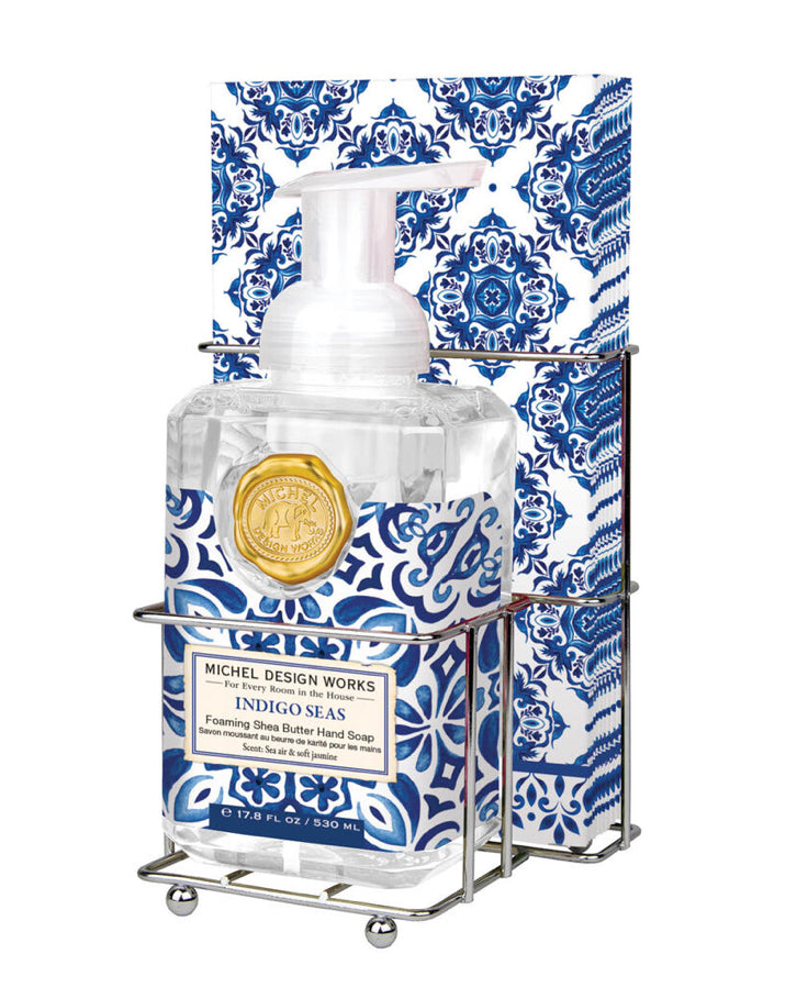 MICHAEL DESIGN WORKS INDIGO SEASON SOAP & NAPKIN