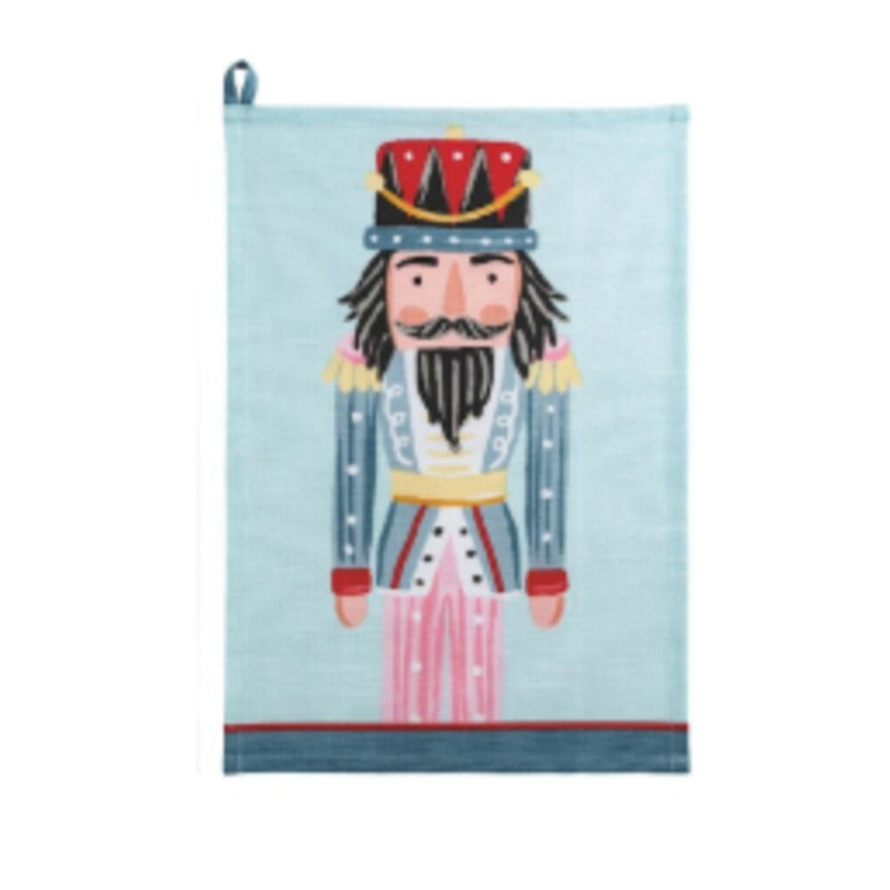 MUDPIE BLUE XMAS NUTCRACKER TOWEL