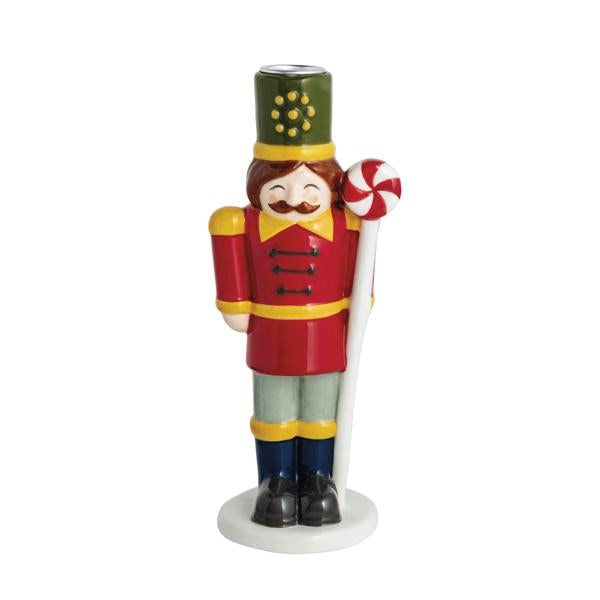 MUDPIE RED NUTCRACKER TAPER HOLDER
