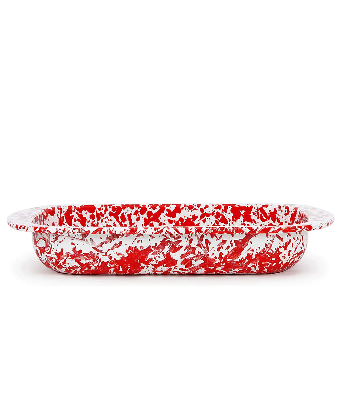 GOLDEN RABBIT RED SWIRL BAKING PAN