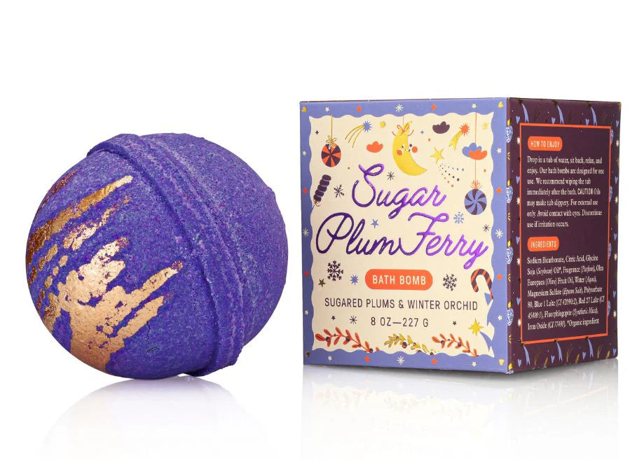 SUGAR PLUM FERRY BATH BOMB