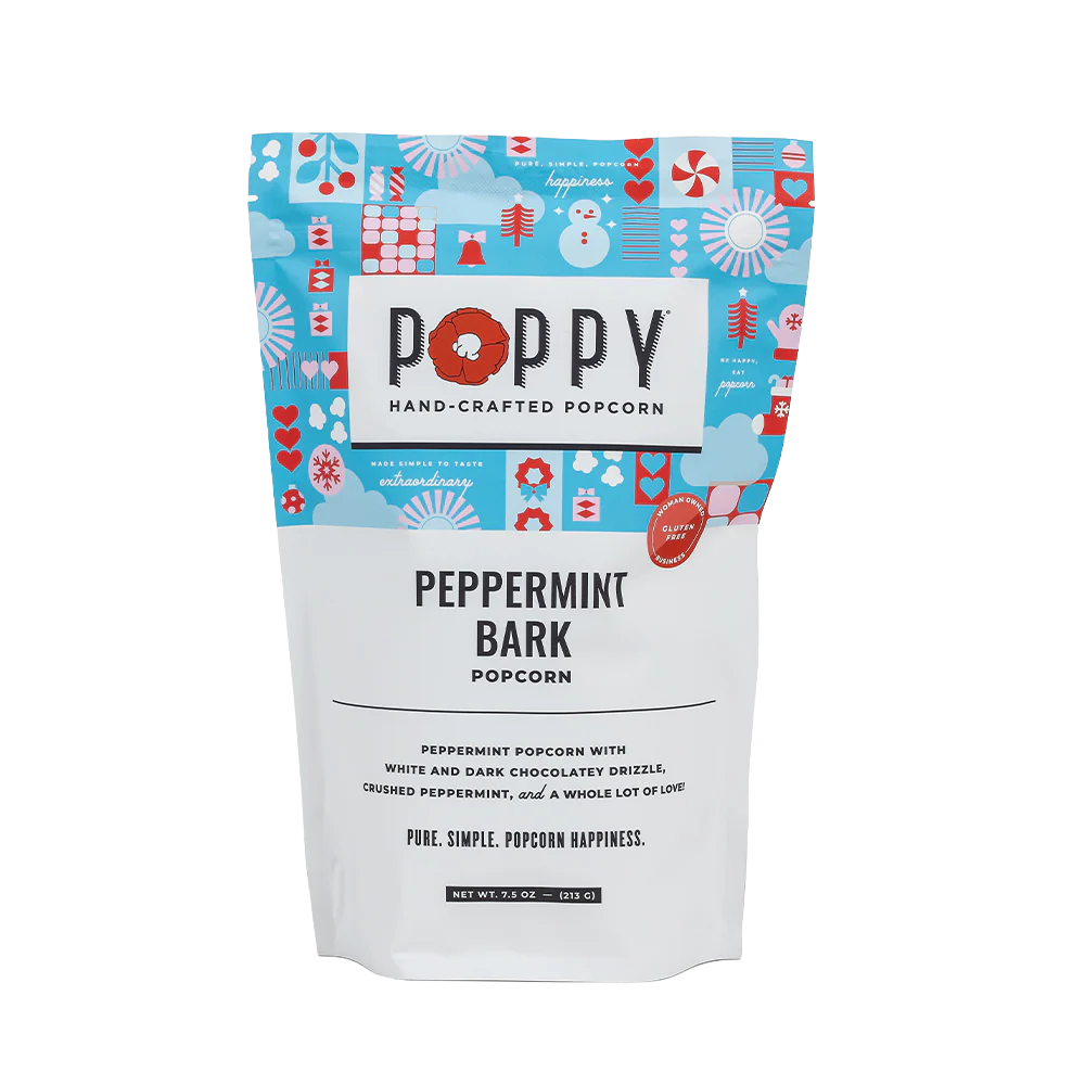 PEPPERMINT BARK POPPY POPCORN