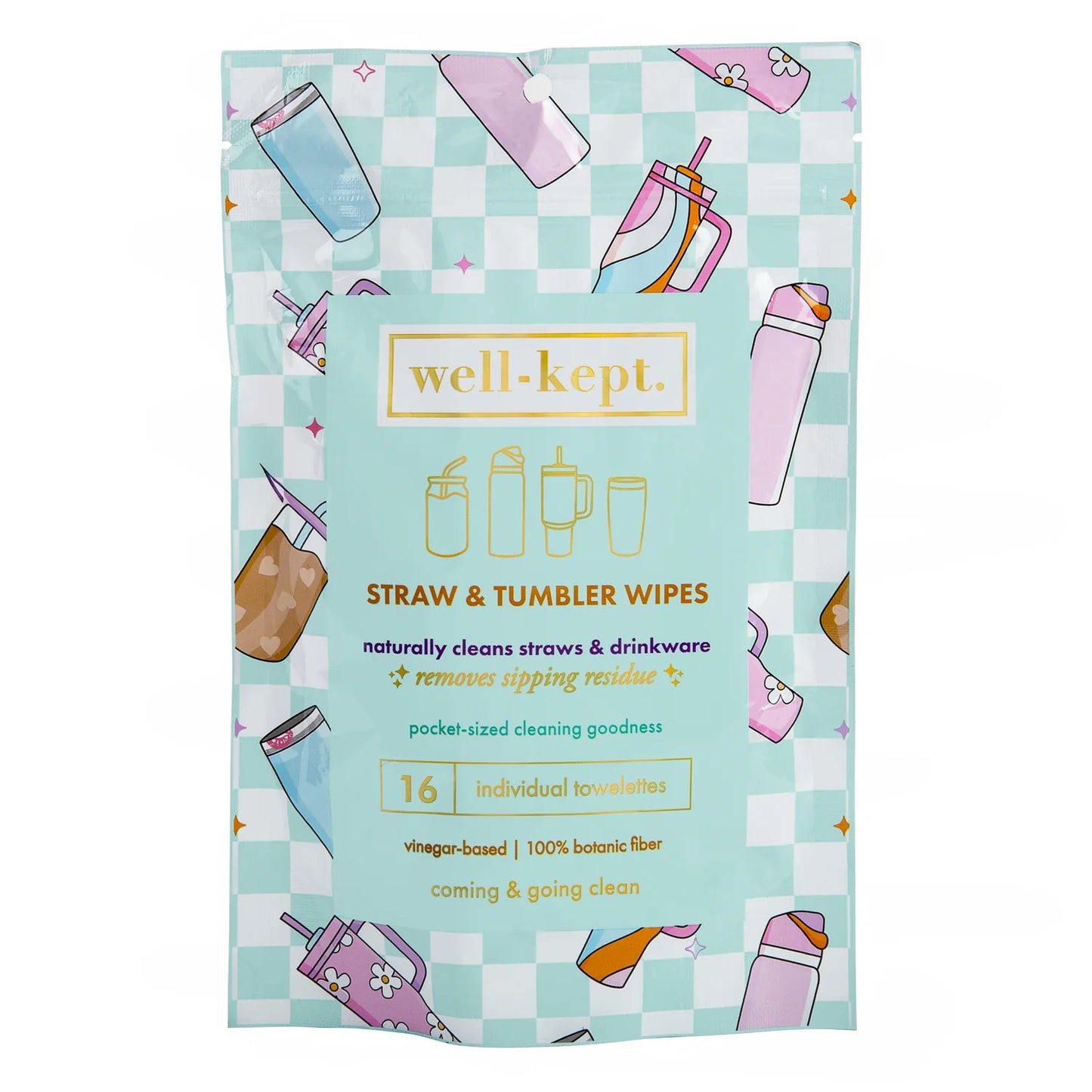 WELL-KEPT STRAW & TUMBLER WIPES