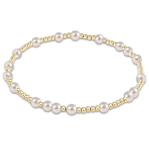 Egirl Hope Unwritten Gold and Pearl Bracelet 4mm
