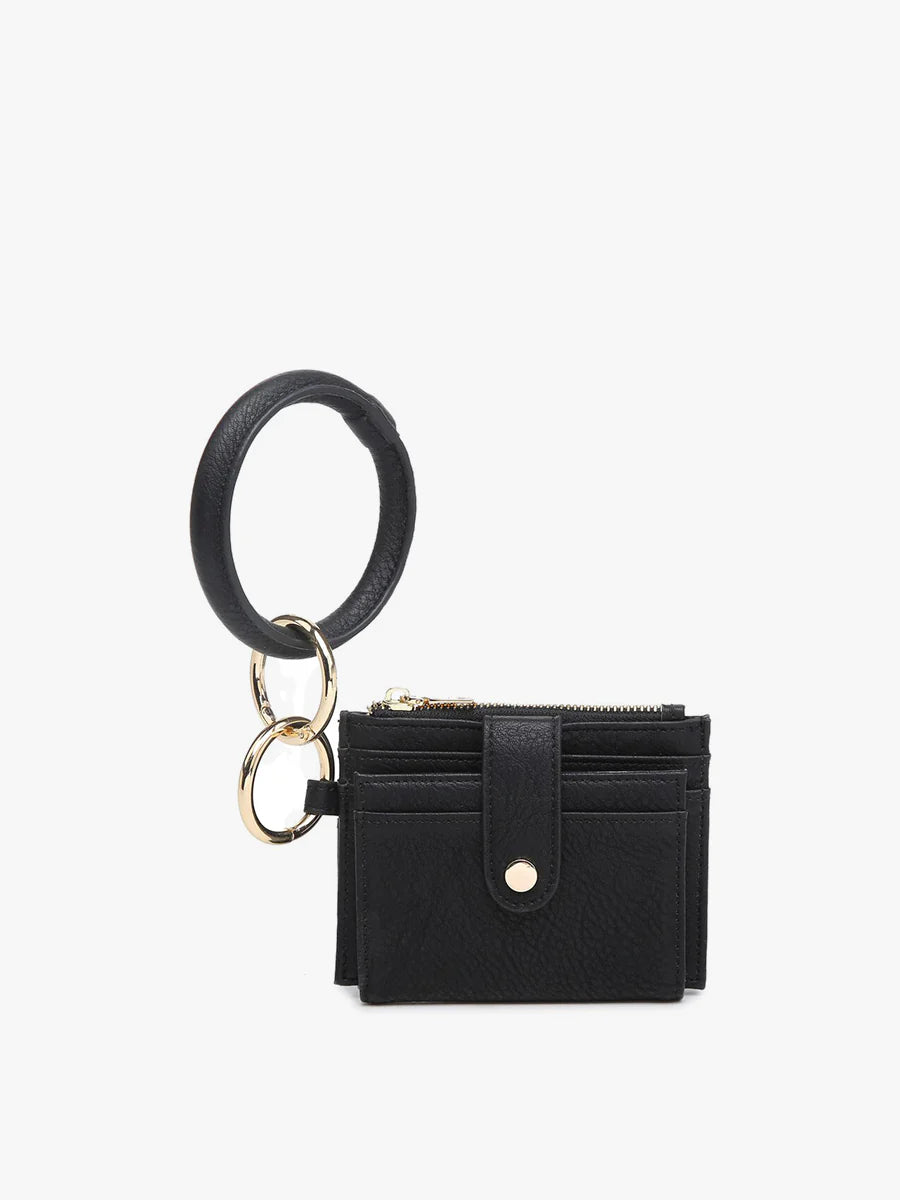 JEN & CO SAMMIE WALLET BANGLE BLACK
