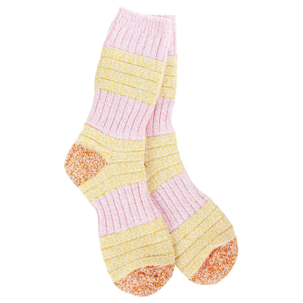 WORLDS SOFTEST SOCKS PINK/HONEY