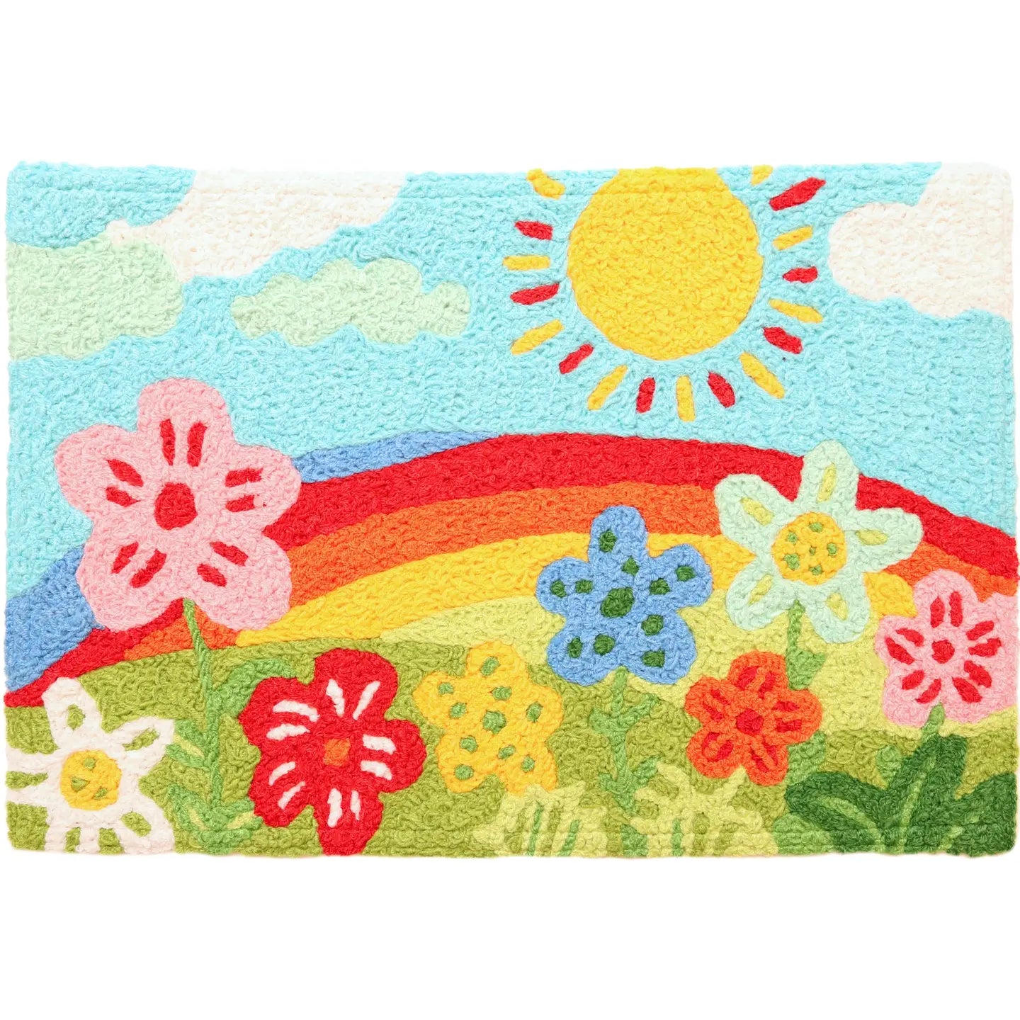 Jellybean Rug Groovy Flowers