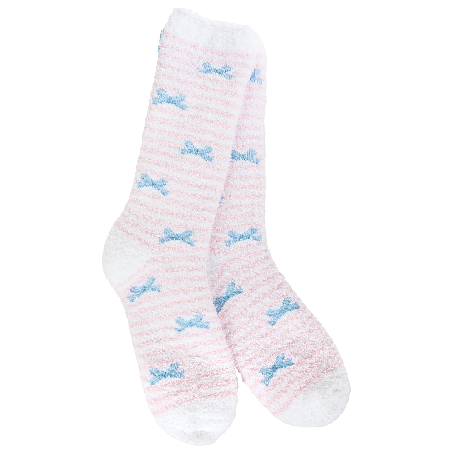 World’s Softest Socks-Cozy Crew Multi Ribbon Multi