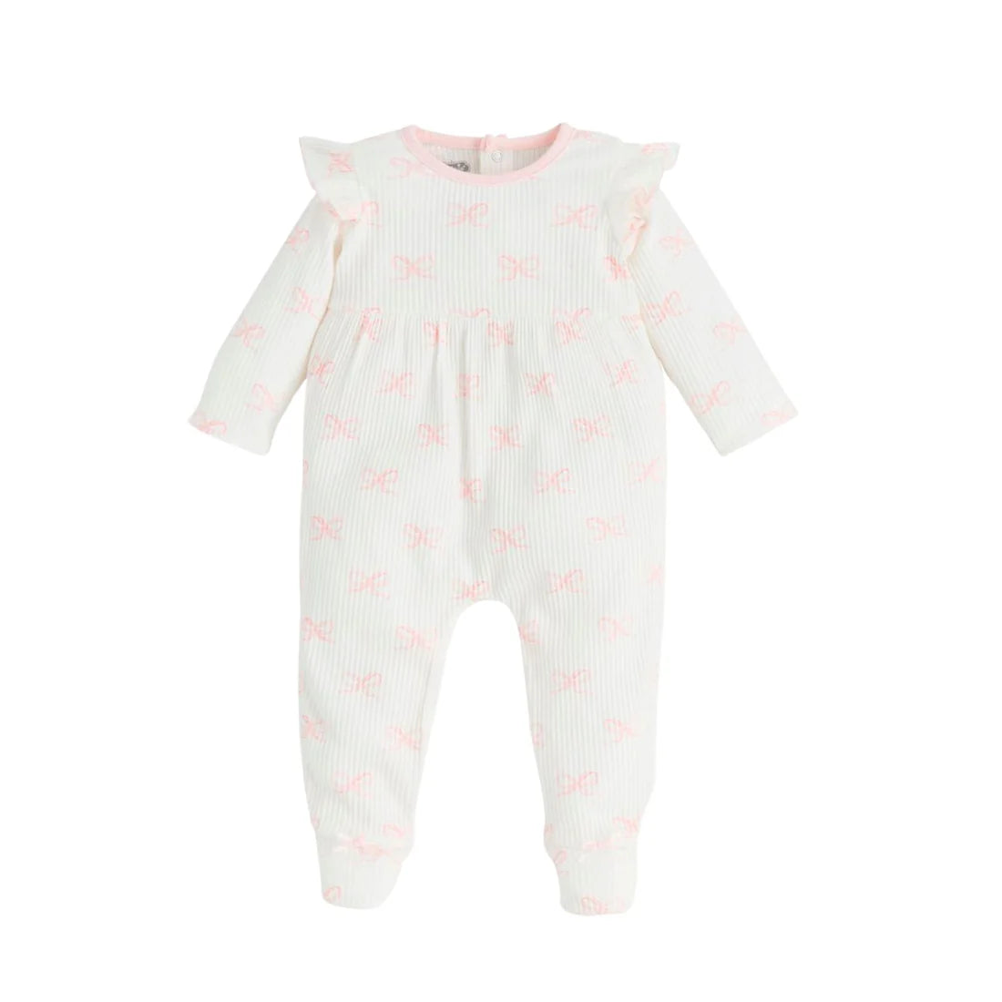 Mudpie Pink Bow Sleeper