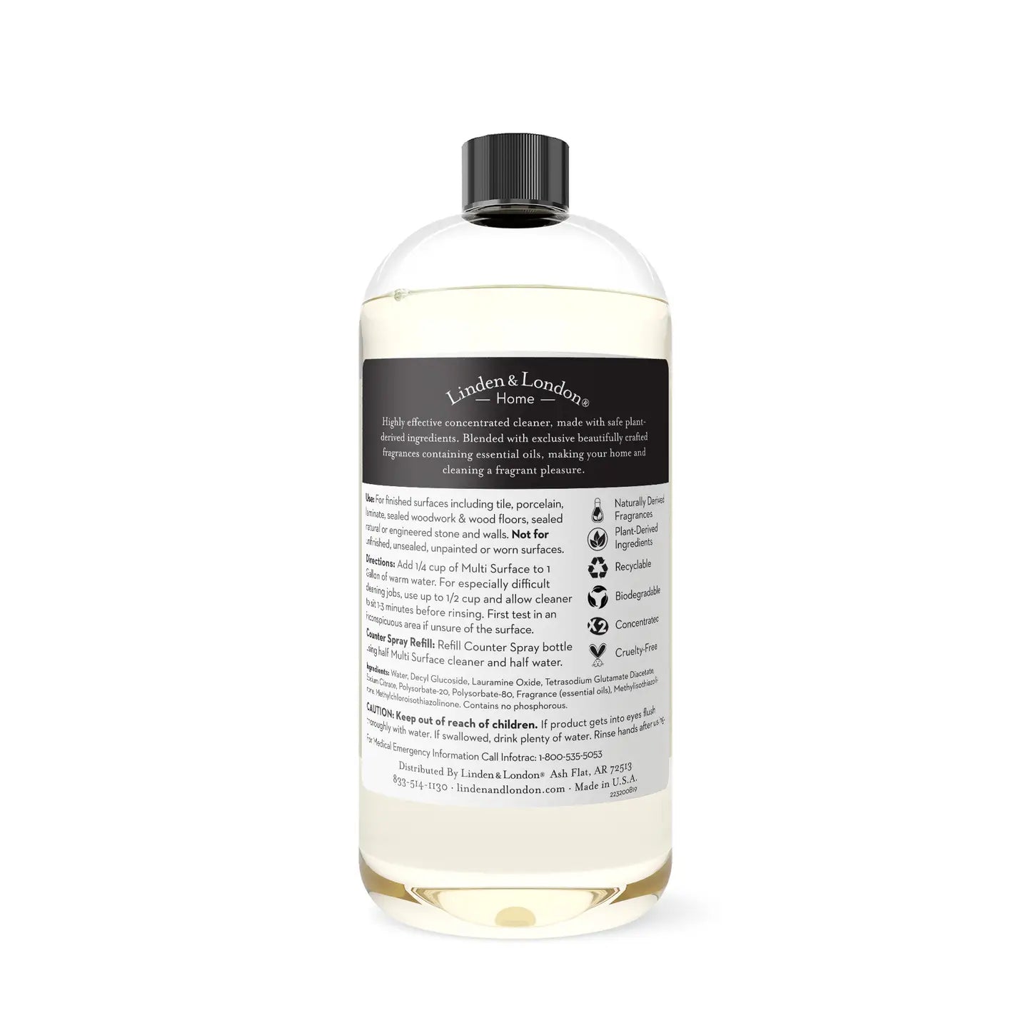 Linden & London Big Sur Multi Surface Cleaner 32 oz