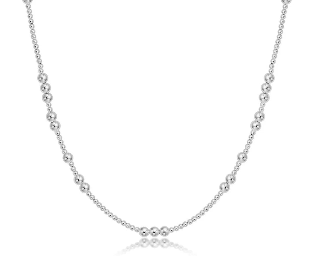Enewton 15” Sterling Hope Unwritten 4mm Bead Necklace