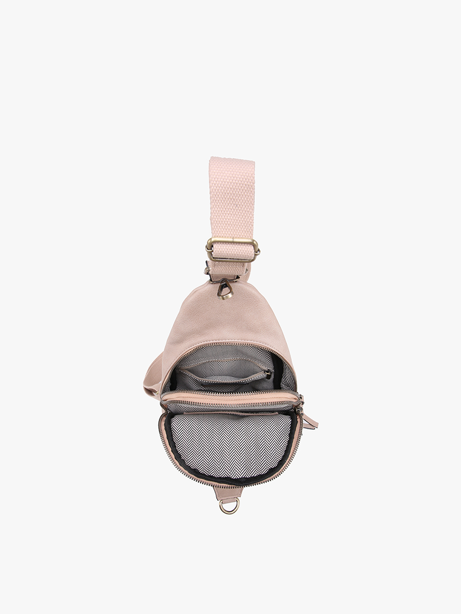 Jen & Co. Nikki Sling Pack Bag Black