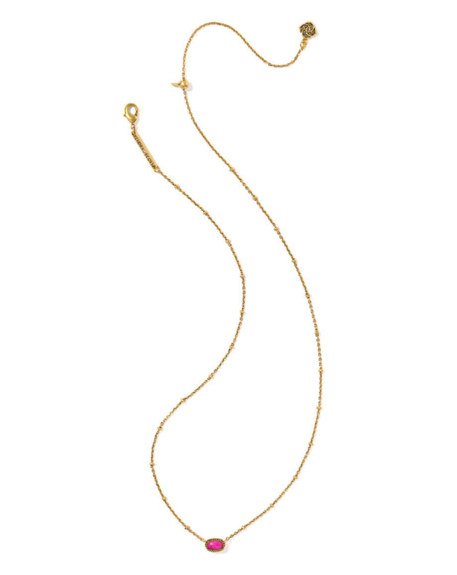 KENDRA SCOTT MINI ELISA GOLD FUCHSIA