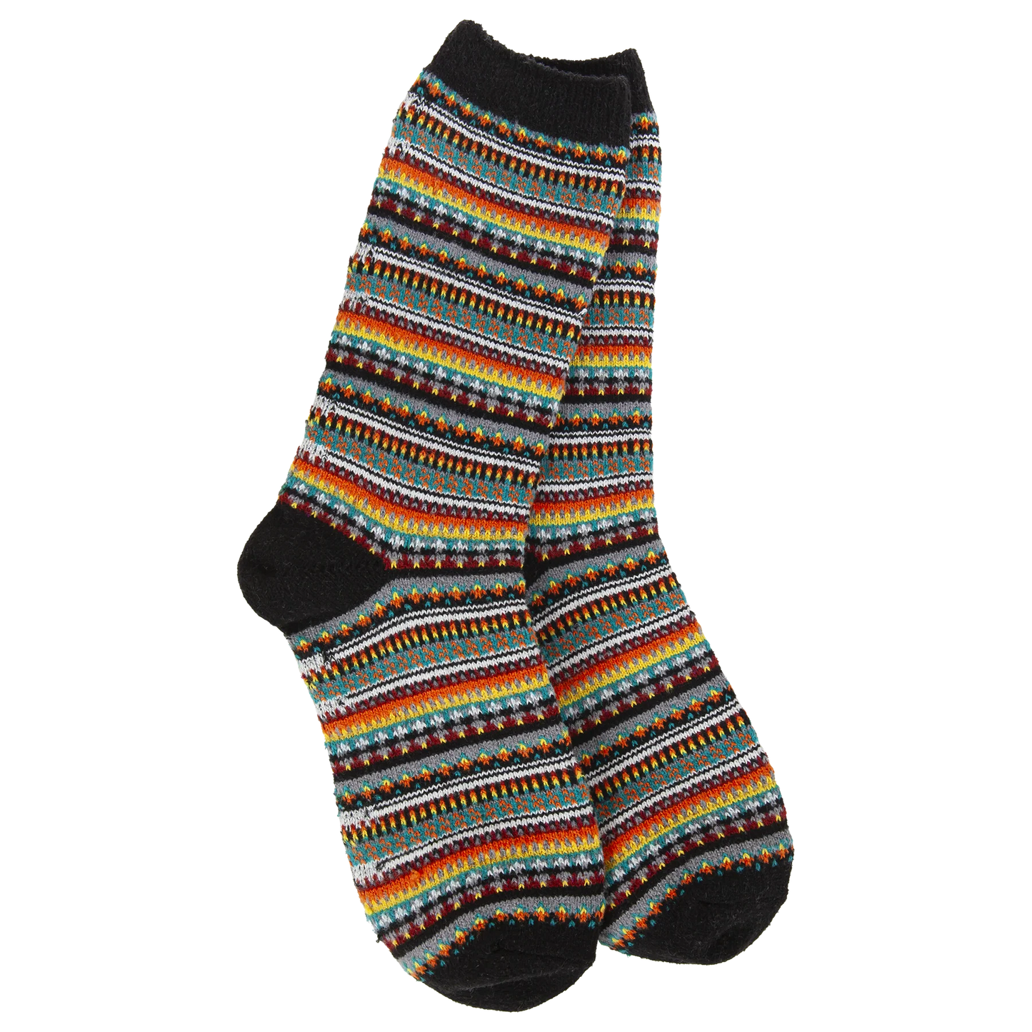 WORLDS SOFTEST BLACK STRIPE SOCKS