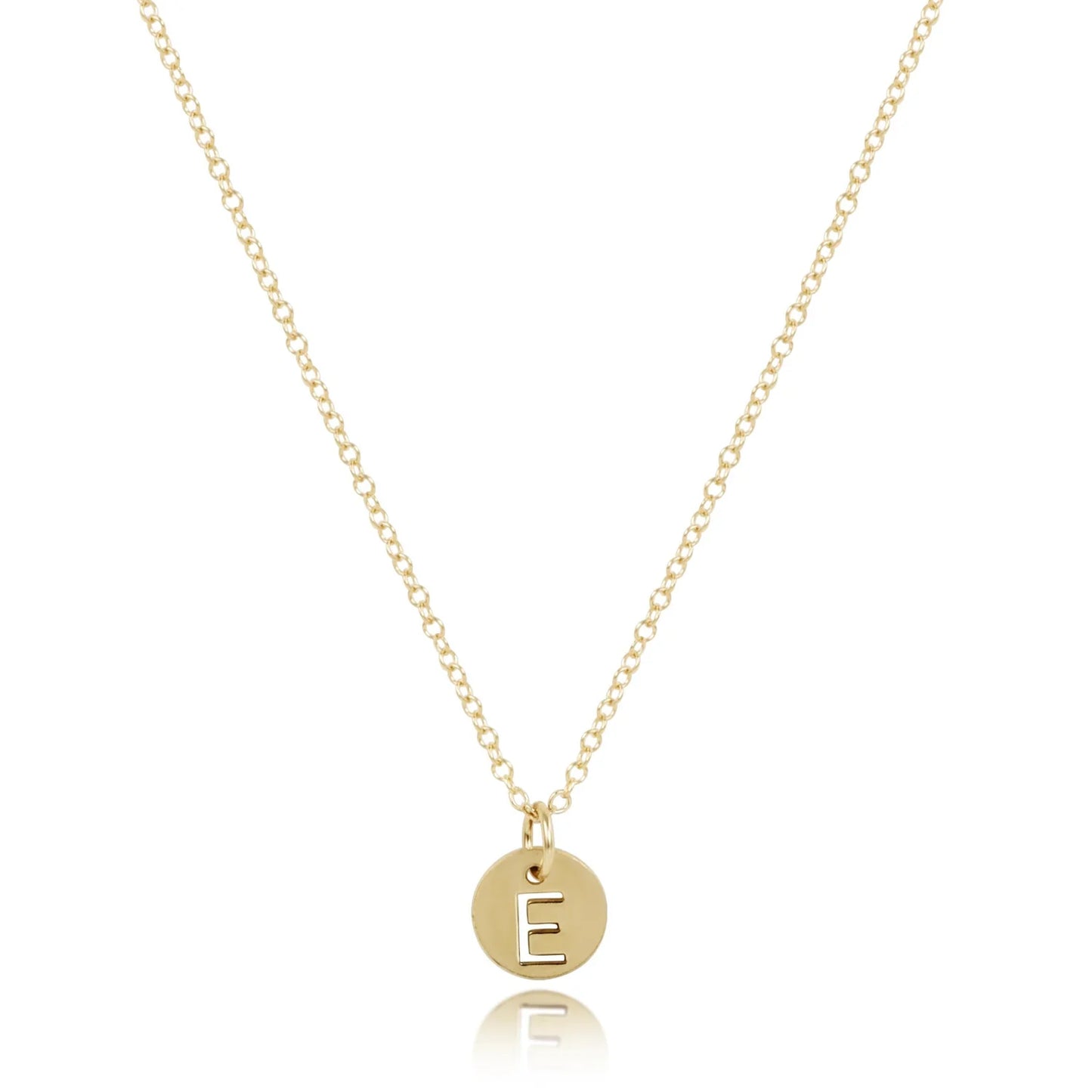 Enewton 16" necklace gold - respect small gold disc (multiple options)