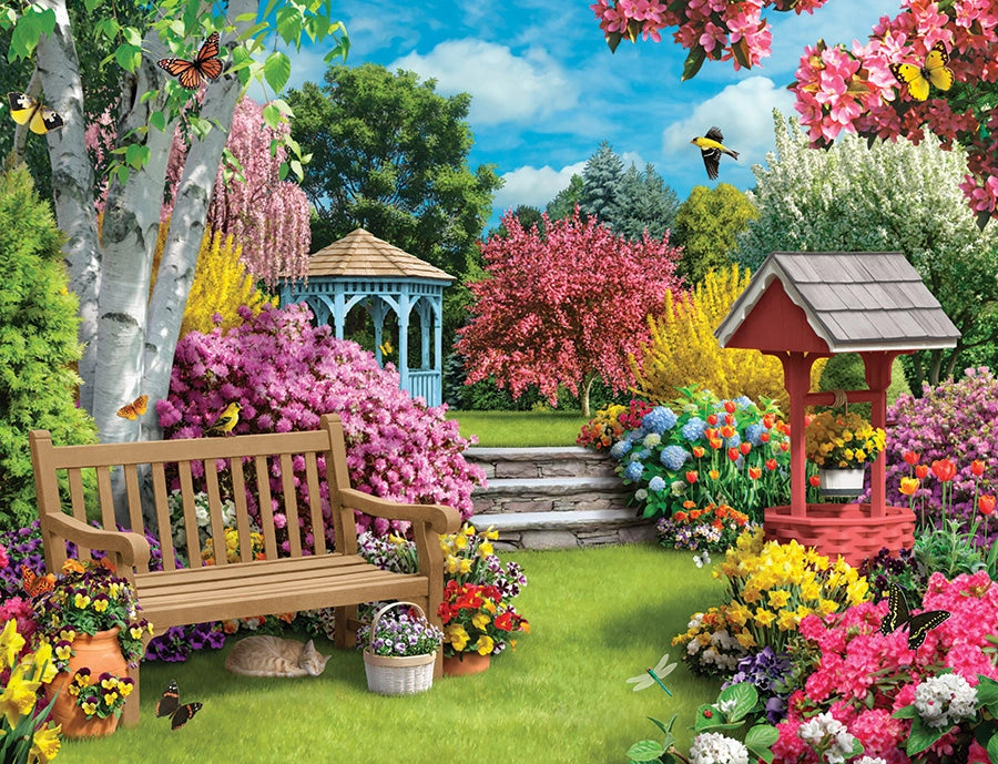 SPRINGBOK PUZZLE 500 PIECE BEAUTIFUL BLOSSOMS