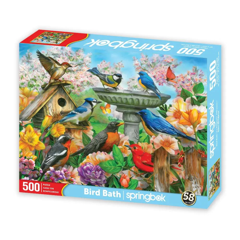 SPRINGBOK PUZZLE 500 PIECE BIRD BATH