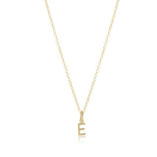 Enewton 16" necklace gold - respect gold charm