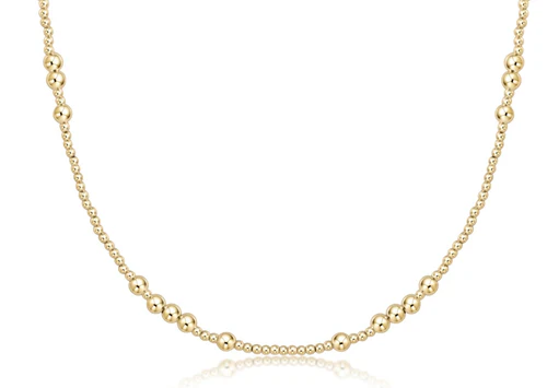 ENEWTON 15” CHOKER HOPE UNWRITTEN 4MM GOLD