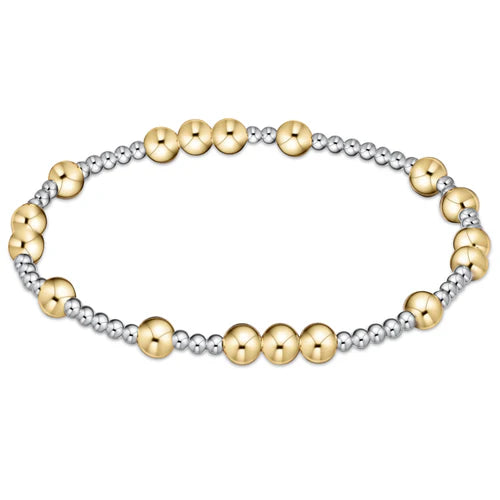 ENEWTON EXTENDS HOPE UNWRITTEN 5MM BEAD BRACELET- MIXED METAL