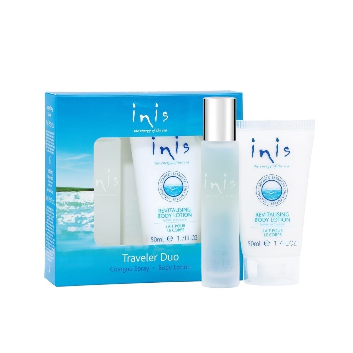 INIS TRAVELER DUO SPRAY AND LOTION