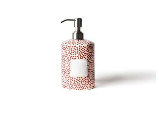 HAPPY EVERYTHING RED DOT SOAP PUMP