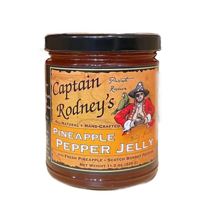 CAPTAIN RODNEY'S PRIVATE RESERVE PINEAPPLE PEPPER JELLY