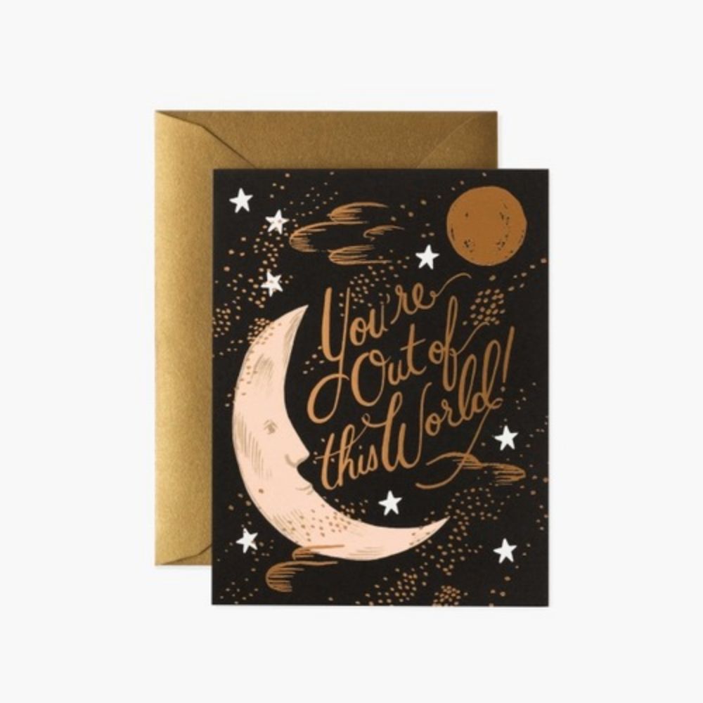 Rifle Paper You're Out of This World Card