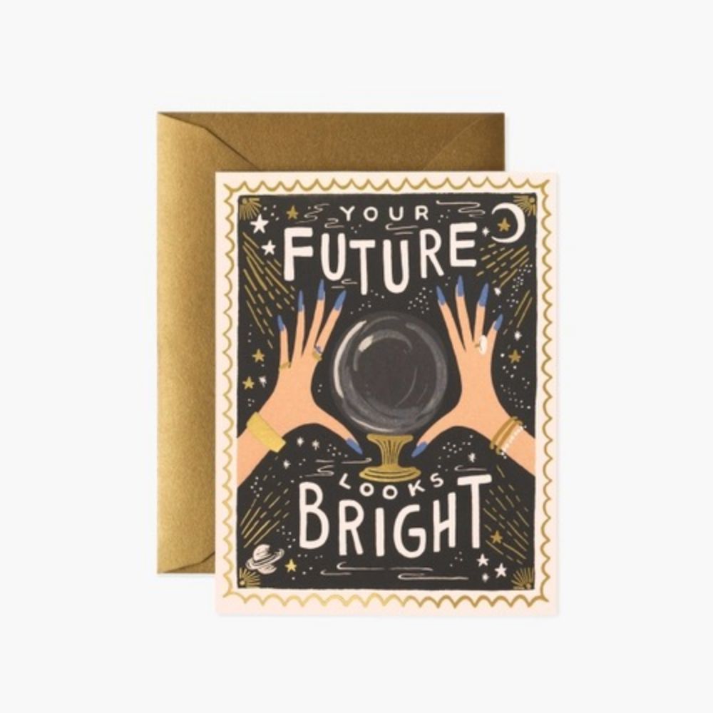 Rifle Paper Your Future Looks Bright Card